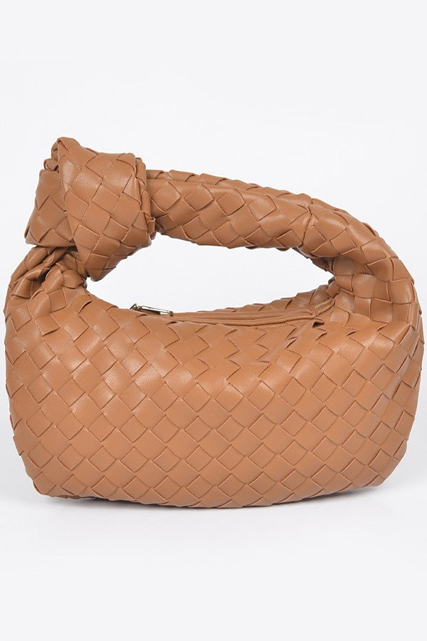 Mariana Faux Leather handbag - Brown