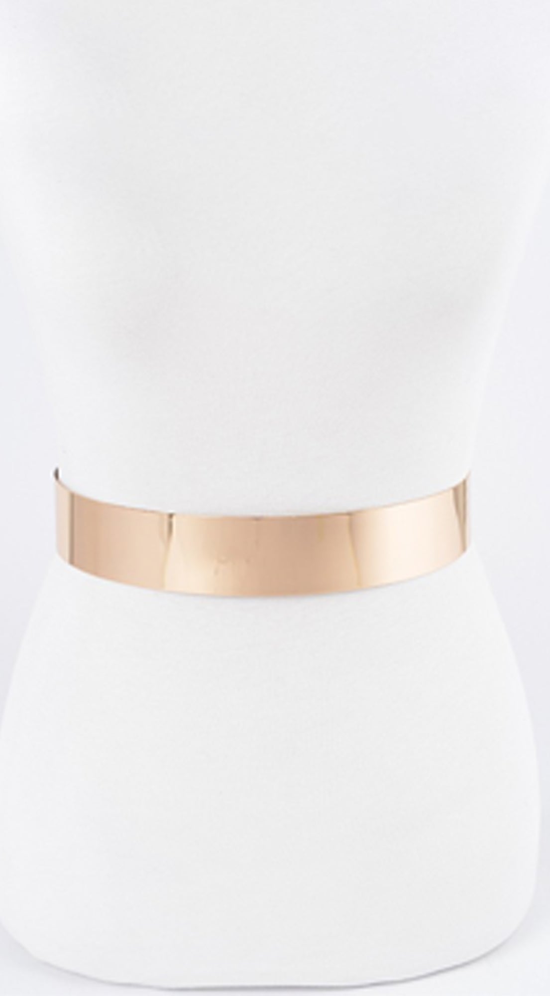 Metal Plate Waist Belt - Gold