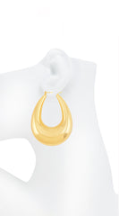 Crescent Elegance Earrings - Gold