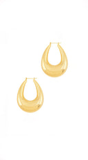 Crescent Elegance Earrings - Gold