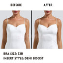 Boomba Demi Beige Boost Inserts hemline and silhouette detail