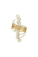 Angel Wing Arm Cuff Bracelet - Gold