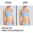 Boomba Invisible Beige Lift Inserts styled outfit flat lay