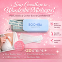 BOOMBA Magic Strips / Fashion Tape full length front view on model