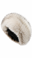Emma Furry Headband Earmuff - White