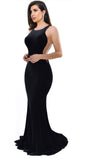 Ginevra Black Velvet Gown Dress