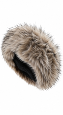 Emma Furry Headband Earmuff - Beige
