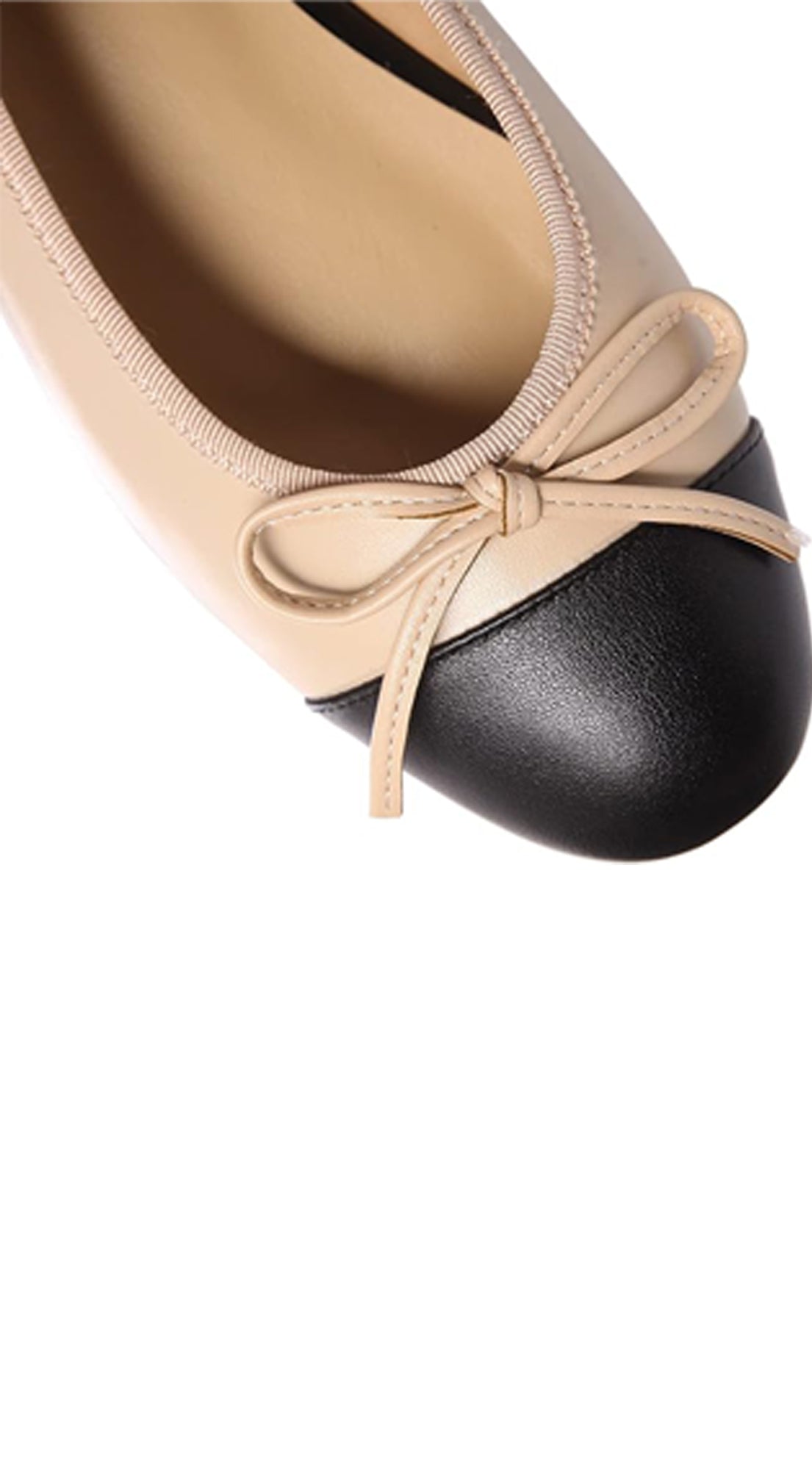 Bella Black Nude Ballet Flat