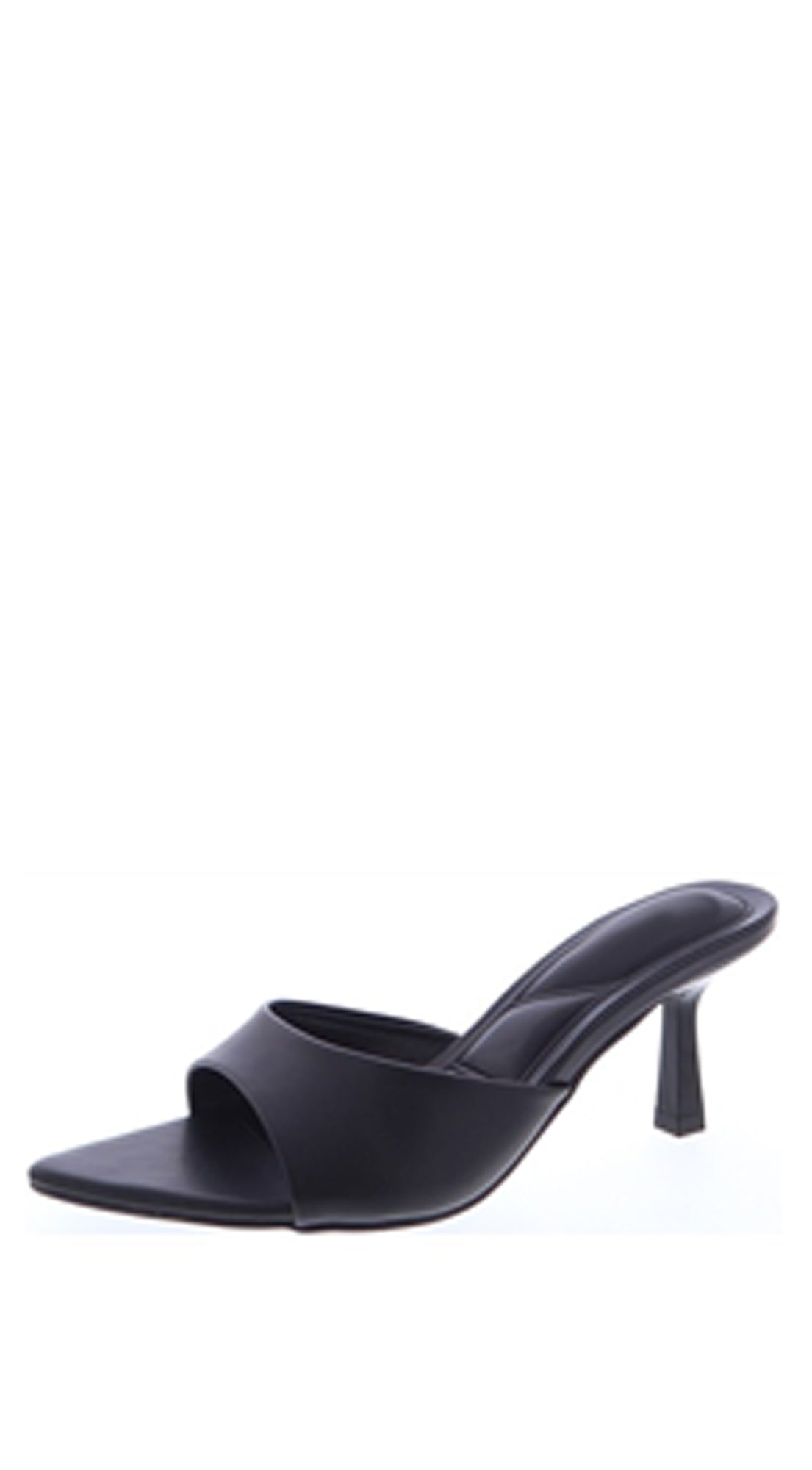 Malina Heeled Mules - Black