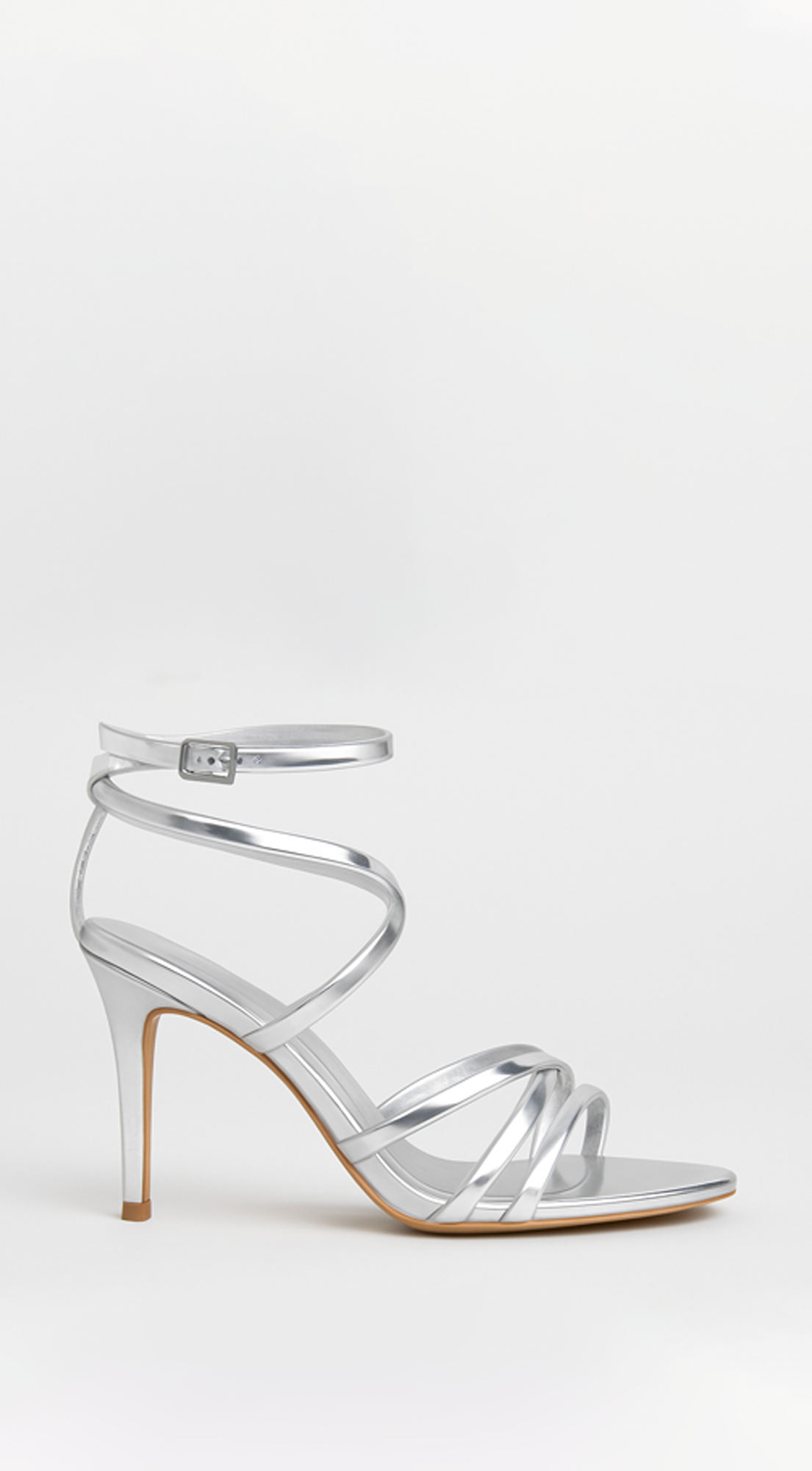 Annabella Strappy Heel - Silver