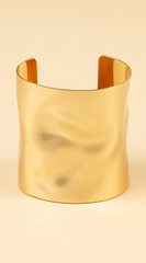 Amia Metal Cuff Bracelet - Gold