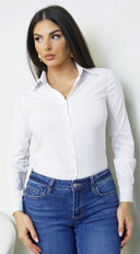 Core Basic Button Down Shirt - White