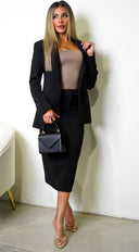 Yara Blazer Jacket - Black