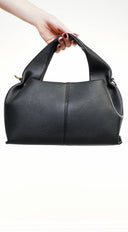 Sophia Lux Soft PU Leather Handbag - Black
