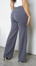Nolira Straight Pants - Gray