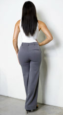 Nolira Straight Pants - Gray