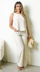 Cyrilla Linen Set - Light Beige