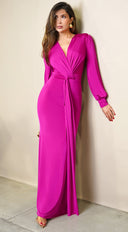 Alara Maxi Dress - Magenta