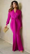 Alara Maxi Dress - Magenta