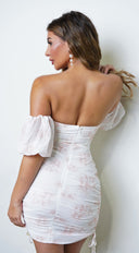 Bloomstate Floral Mini Dress - White