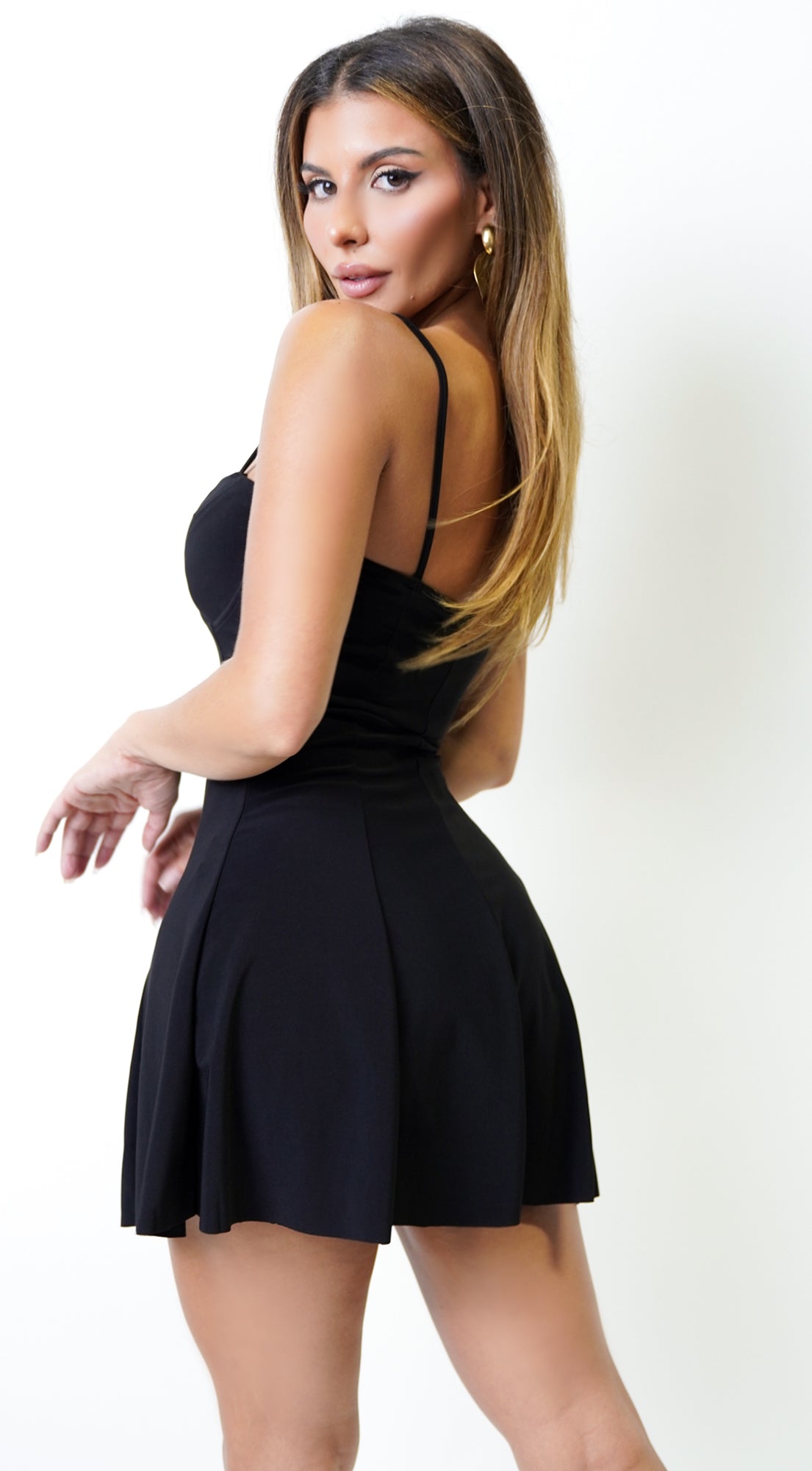 Zyra Mini Dress - Black