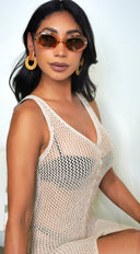 Bamboo Earrings - Khaki