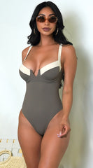 Ibiza One piece Swimsuit - Brown/Mocha