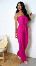 May Tube Jumpsuit - Pink
