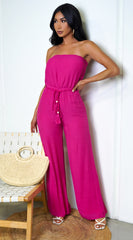 May Tube Jumpsuit - Pink