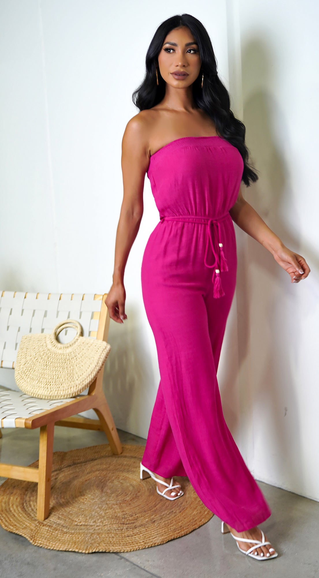 May Tube Jumpsuit - Pink
