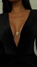 Seduction Bra Chain - Gold