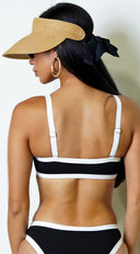 Katana Two Tone Bikini - Black