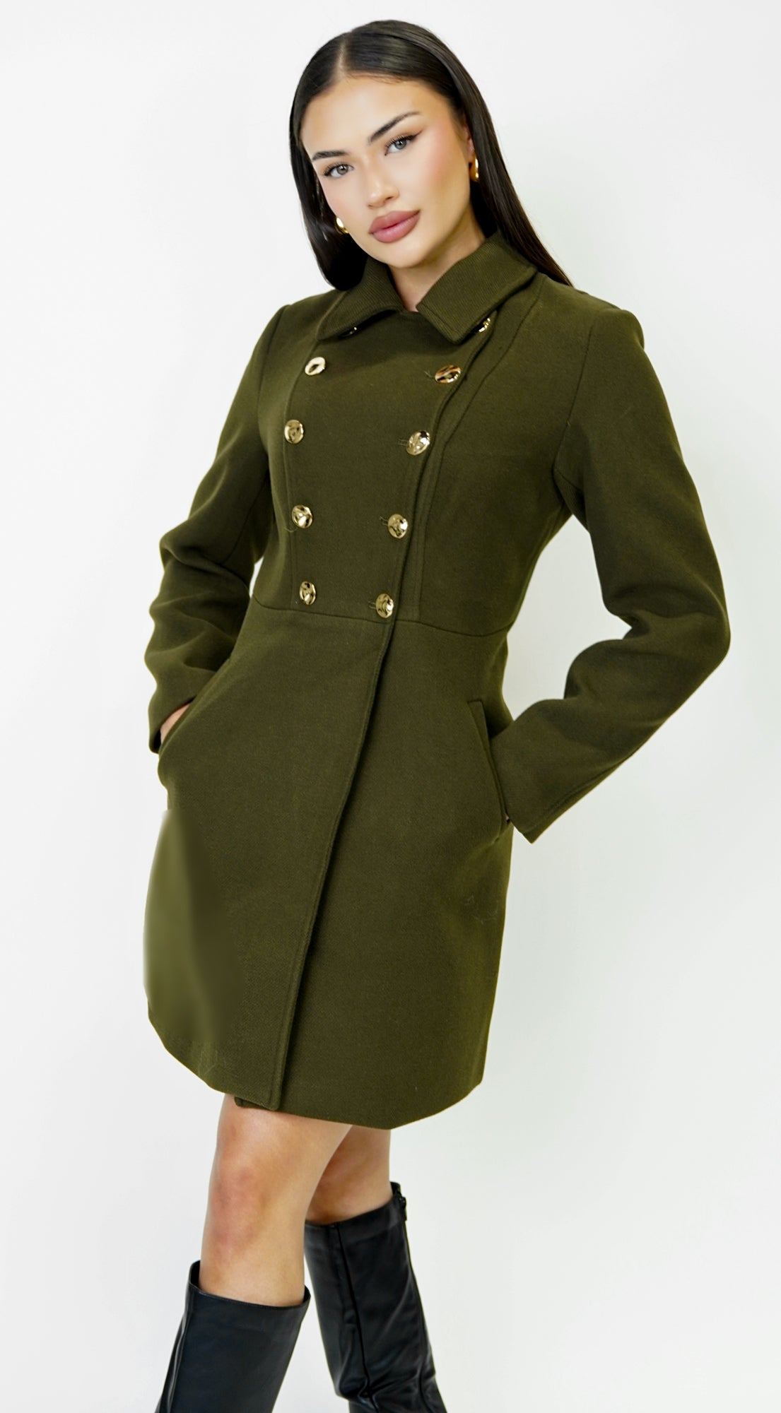 Miro Peacoat - Olive