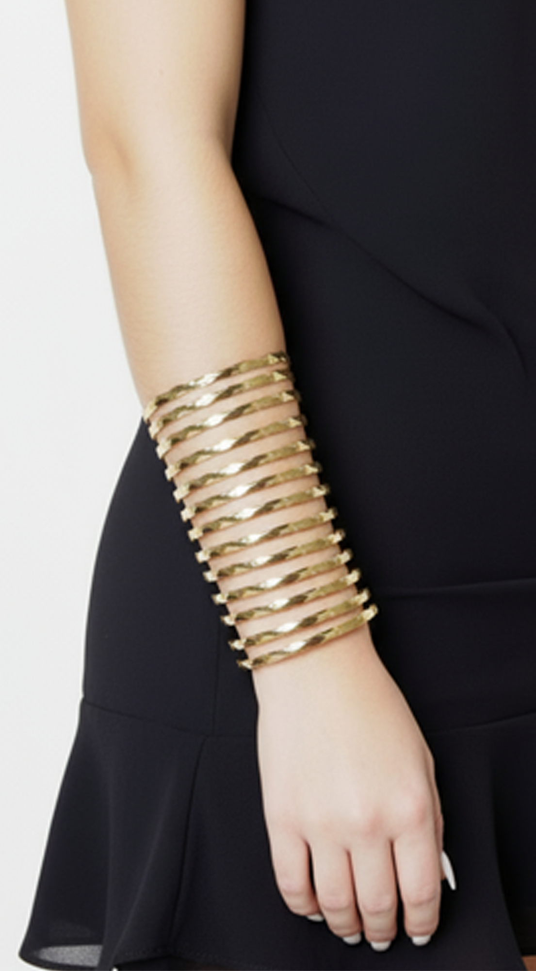 Cece Metal Cuff Bracelet - Gold