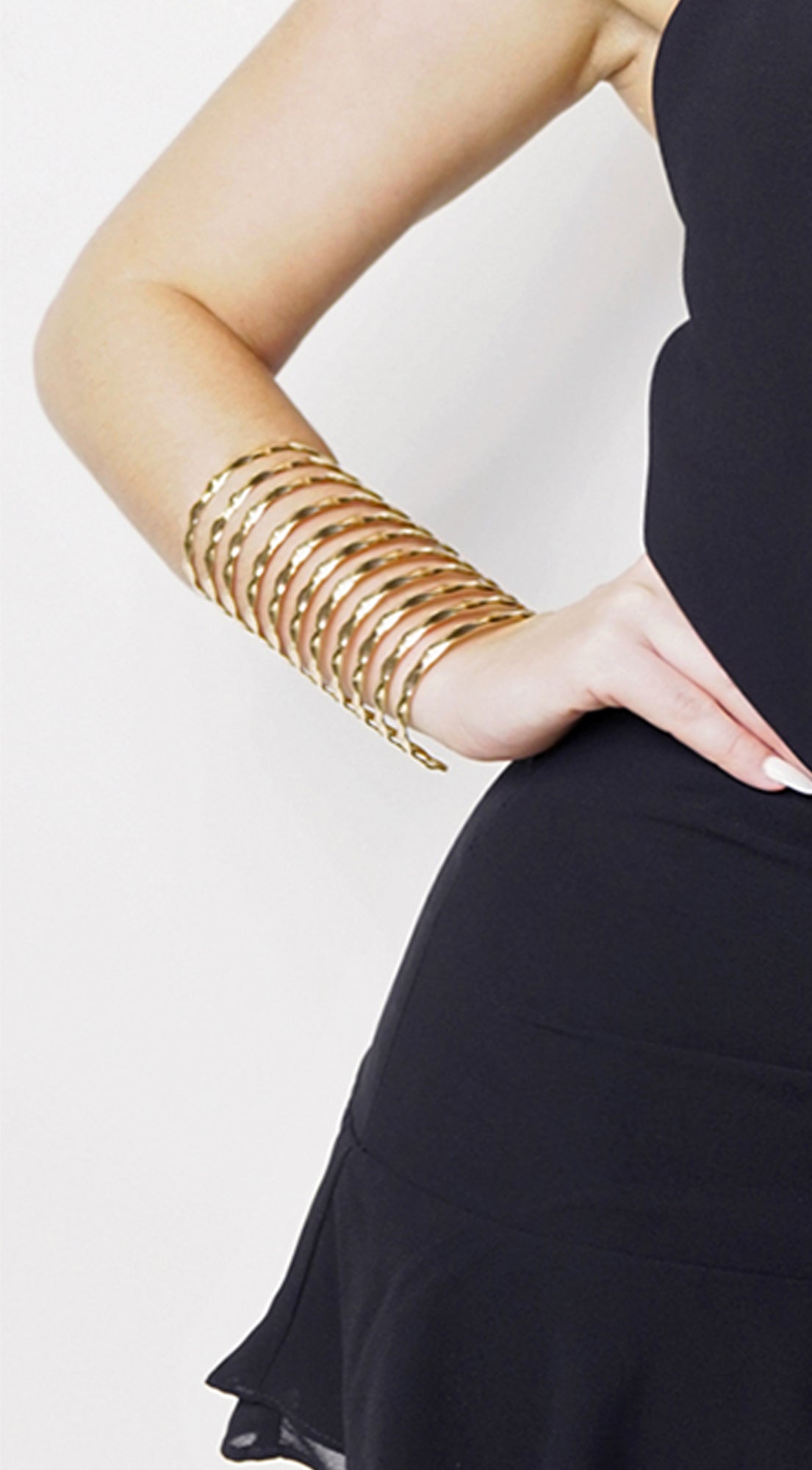 Cece Metal Cuff Bracelet - Gold