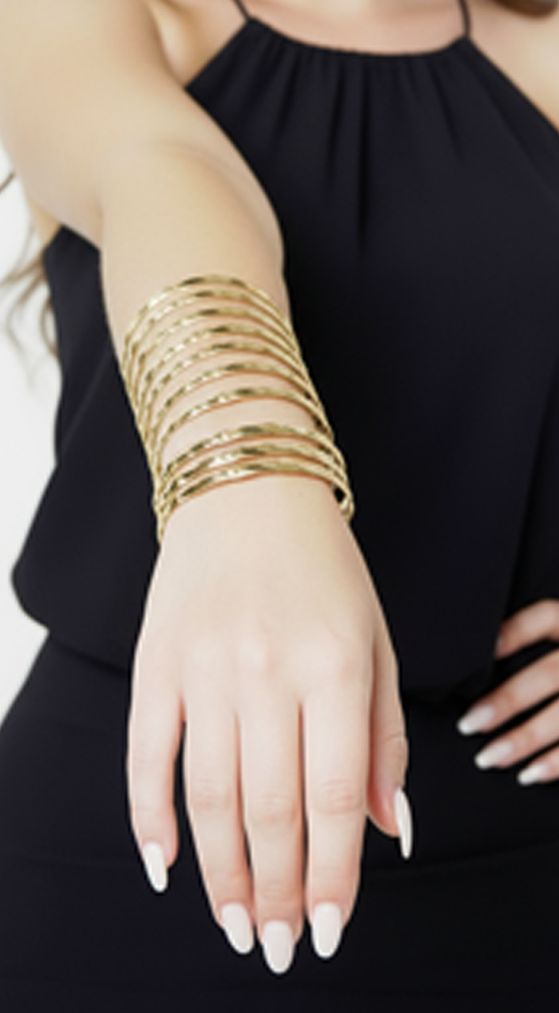 Cece Metal Cuff Bracelet - Gold