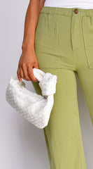 Mariana Faux Leather handbag - White