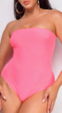Rita Pink Tube Bodysuit