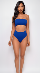 Tenara Bandeau Bikini - Blue