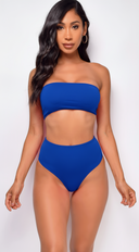 Tenara Bandeau Bikini - Blue