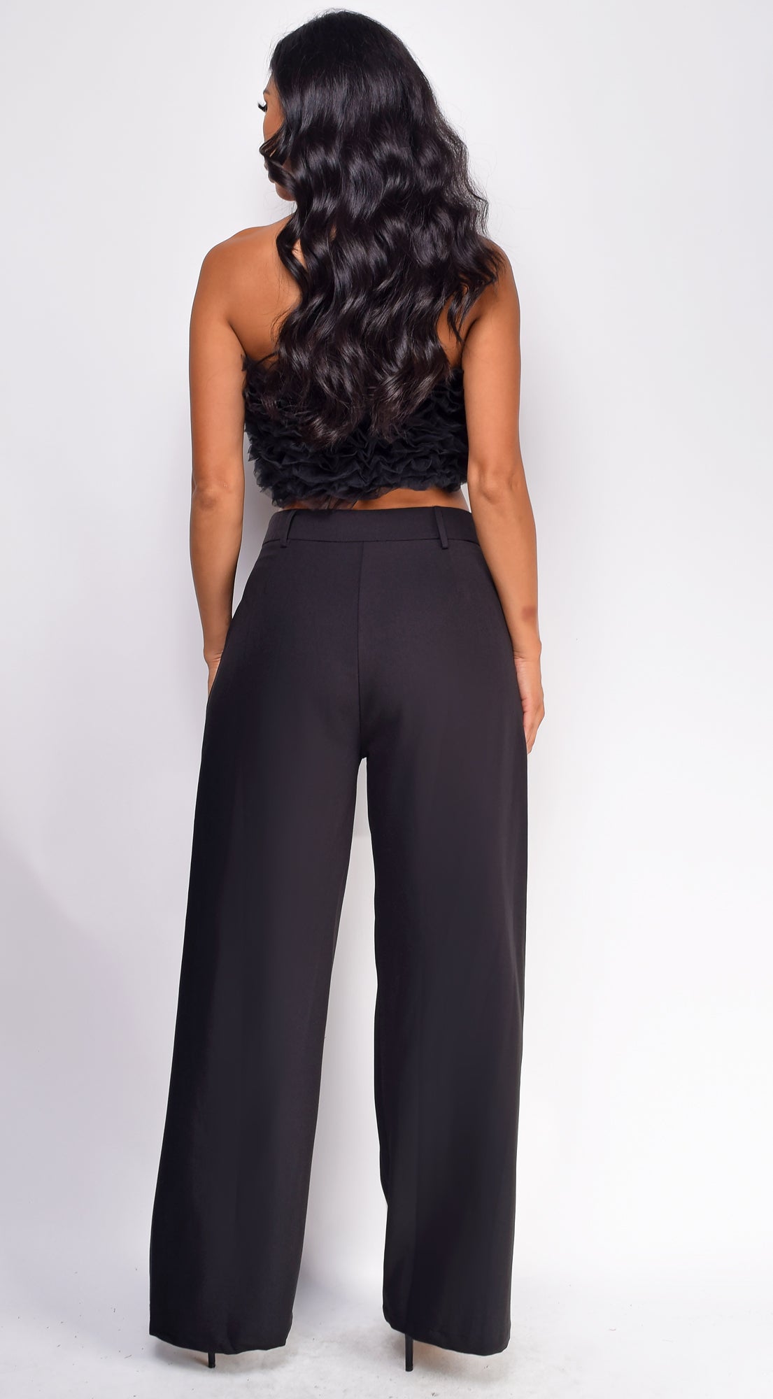 Theon Black Wide Pants