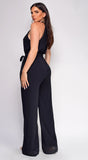 Elowen Black High Neck Jumpsuit