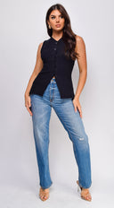 Rola Sweater Vest - Black