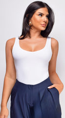 Ari White Basic Tank Bodysuit