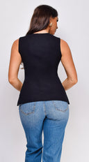 Rola Sweater Vest - Black