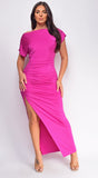 Naomi Pink Maxi Dress