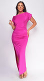 Naomi Pink Maxi Dress