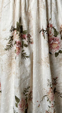Juliette Floral Corset Mini Dress - Cream Beige Multi