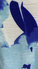 Aurelisse Floral Ruffled Maxi Dress - Blue