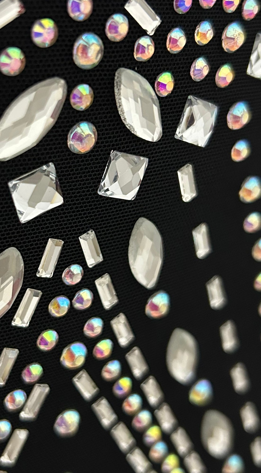 Valerisse Contrast Rhinestone Maxi Dress - Black